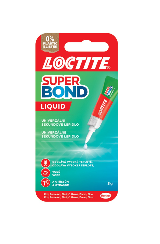 Loctite Super Bond - vteřinové lepidlo - 3 g