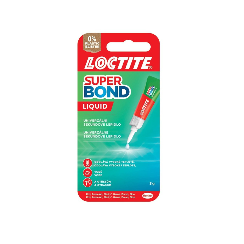 Loctite Super Bond - vteřinové lepidlo - 3 g