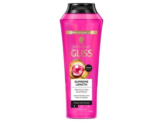 Schwarzkopf Gliss Supreme Length ochranný šampon pro dlouhé vlasy 400 ml