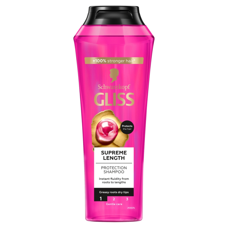 Schwarzkopf Gliss Supreme Length ochranný šampon pro dlouhé vlasy 250 ml
