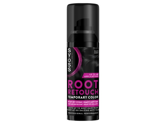 Syoss Root Retoucher tónovací barva na odrosty ve spreji odstín Black 120 ml