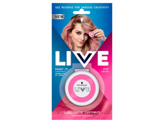 Schwarzkopf LIVE Paint It křída na vlasy odstín Pink Crush 3.5 g