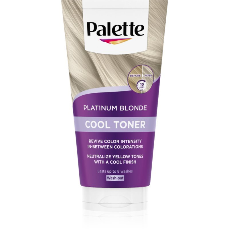 Schwarzkopf Palette Cool Toner toner pro neutralizaci žlutých tónů na vlasy 150 ml