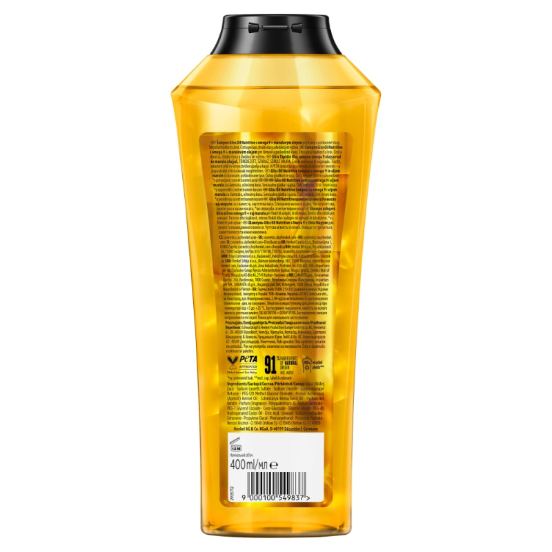 Gliss Oil Nutritive šampon pro hrubé a namáhané vlasy