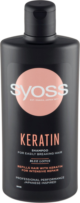 Syoss Intense Keratin šampon s keratinem proti lámavosti vlasů 440 ml