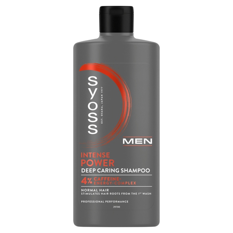 Syoss Men Intense Power posilující šampon s kofeinem 440 ml