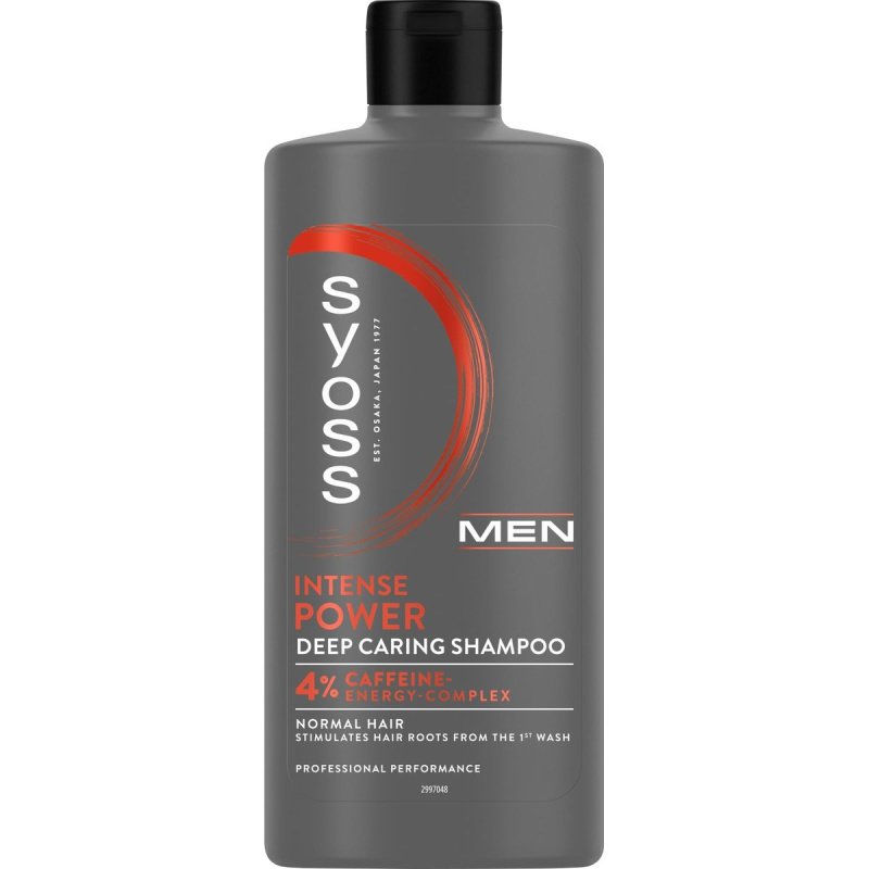 Syoss Men Intense Power posilující šampon s kofeinem 440 ml