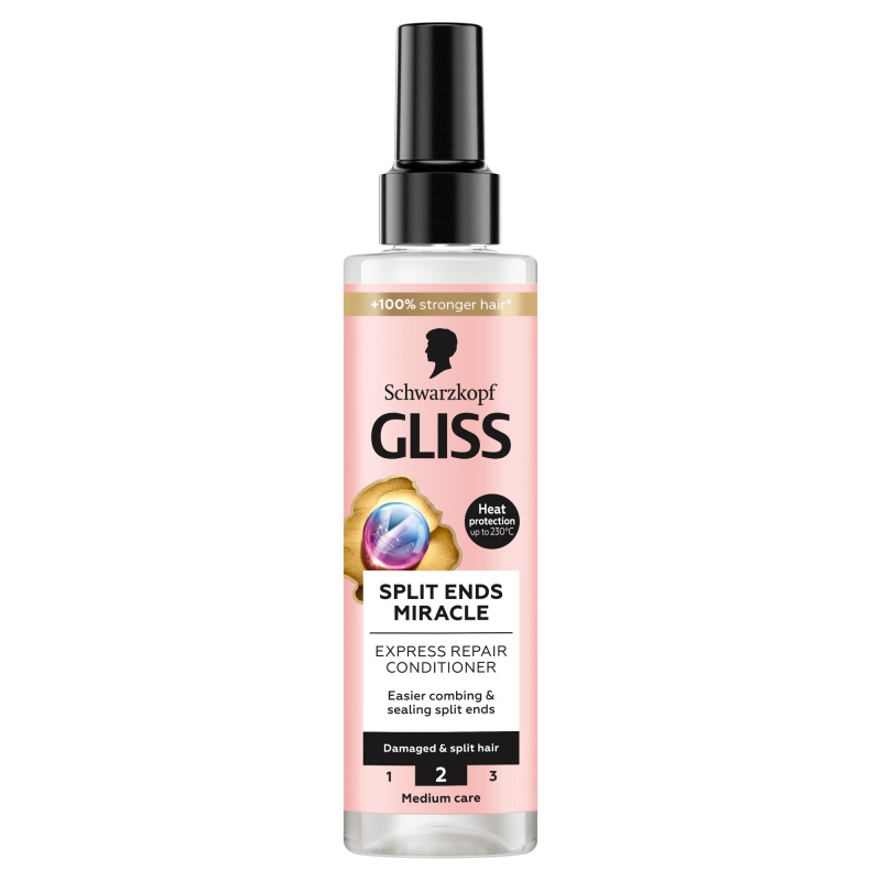 Schwarzkopf Gliss Split Ends Miracle bezoplachový kondicionér na roztřepené konečky vlasů 200 ml