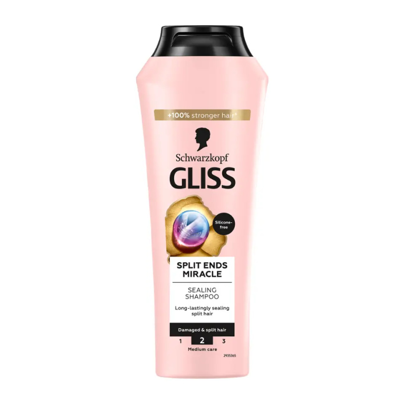 Schwarzkopf Gliss Split Ends Miracle regenerační šampon na roztřepené konečky vlasů 250 ml