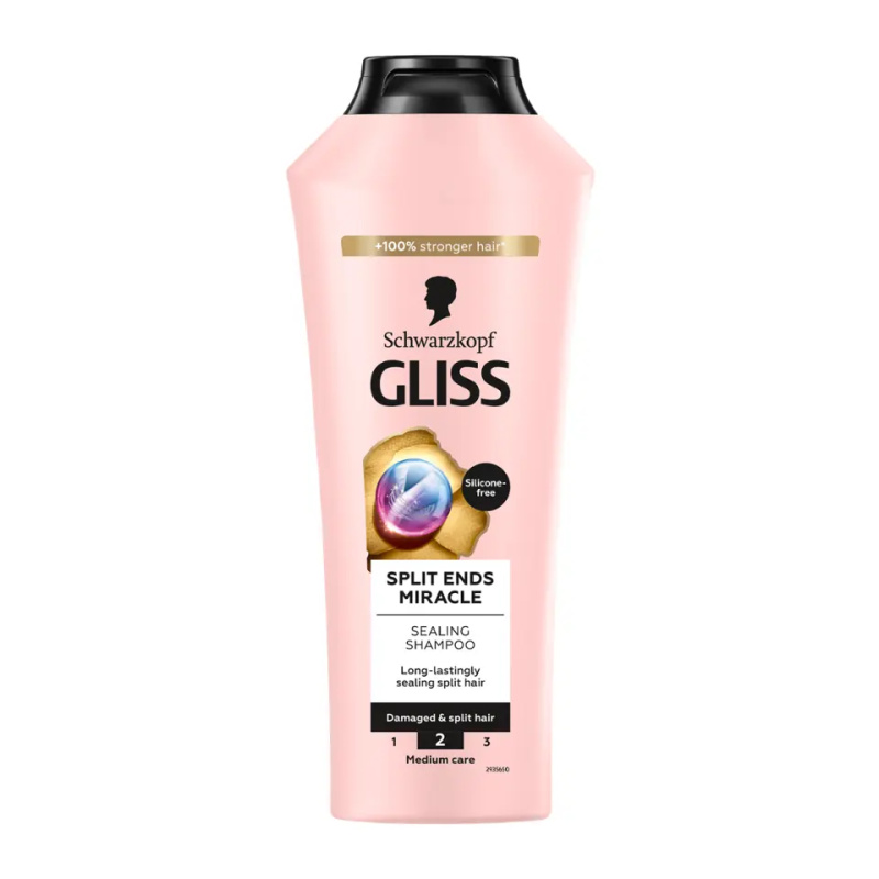 Schwarzkopf Gliss Split Ends Miracle regenerační šampon na roztřepené konečky vlasů 400 ml
