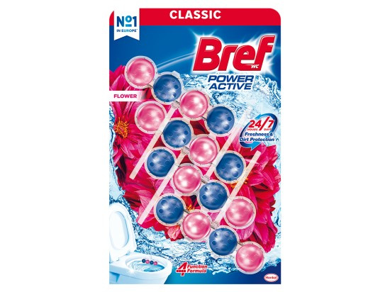 Bref Power Active flower WC blok 4x50 g