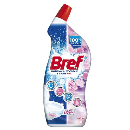 WC gel Bref Hygiene Floral 700 ml