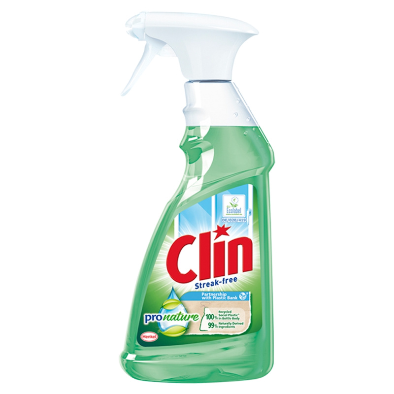 Čisticí prostředek na mytí oken Clin Pro Nature - 500 ml