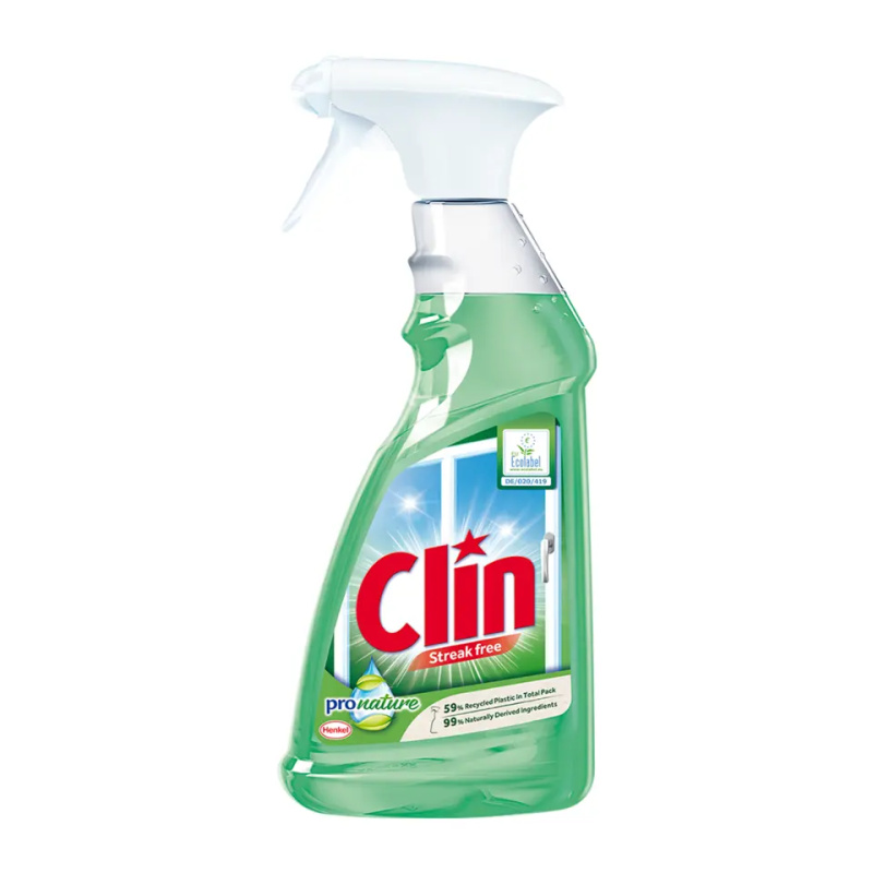 Čisticí prostředek na mytí oken Clin Pro Nature - 500 ml