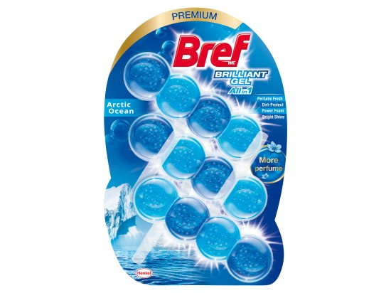 Bref Brilliant gel All in 1 Artic Ocean 3x 42g