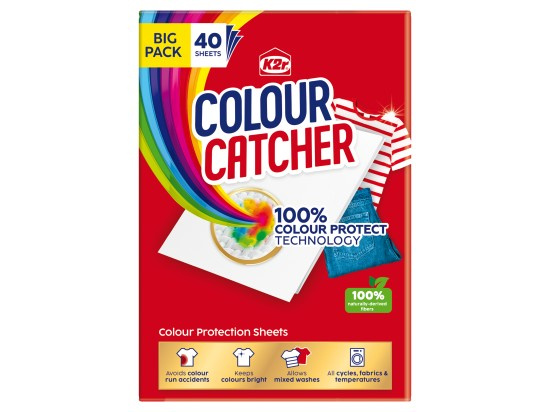 K2R Colour Catcher prací ubrousky proti obarvení prádla, 40 ks