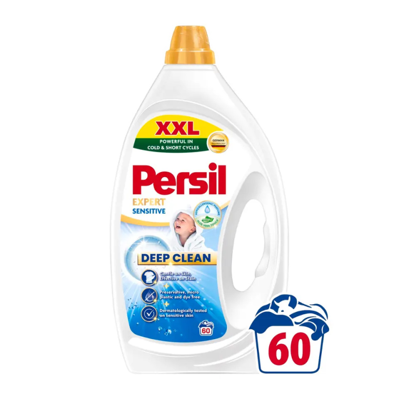 PERSIL Prací gel Expert Sensitive XXL 60 praní 2,7 l
