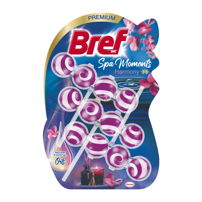 WC blok Bref Spa Moments - Harmony, 3x 50g