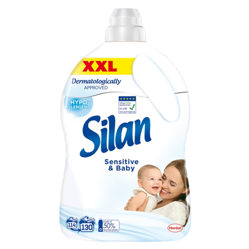 SILAN Sensitive & Baby Aviváž 130 praní 2,86ml