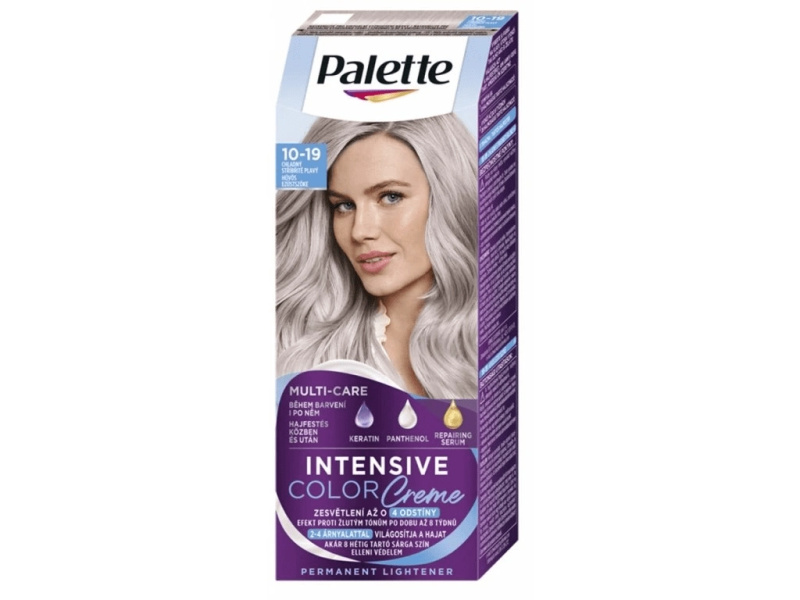 Schwarzkopf Palette Intensive Color Creme permanentní barva na vlasy odstín 10-19 Cool Silver Blonde 1 ks