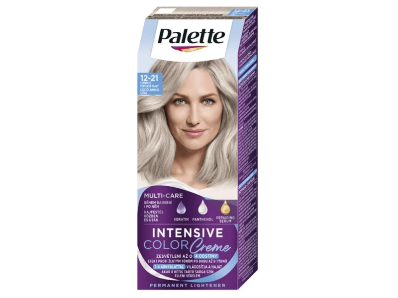 Schwarzkopf Palette Intensive Color Creme permanentní barva na vlasy odstín 12-21 Silver Ash Blonde 1 ks