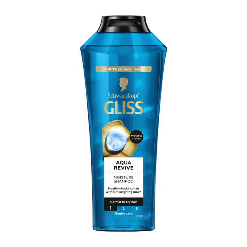 Schwarzkopf Gliss Aqua Revive šampon pro normální až suché vlasy 400 ml
