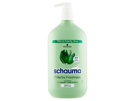 Schwarzkopf Schauma 7 Herbs bylinný šampon pro normální až mastné vlasy 750 ml
