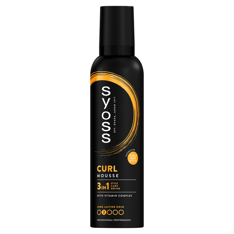 Syoss Curl Mousse pěnové tužidlo pro přirozenou fixaci 250 ml