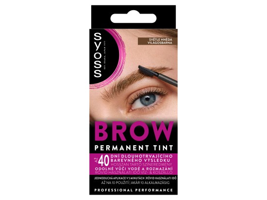 Syoss Brow Tint barva na obočí odstín Světle hnědá 10 ml