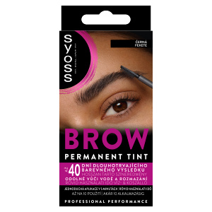 kosmetika Syoss Brow Tint 17ml Černý