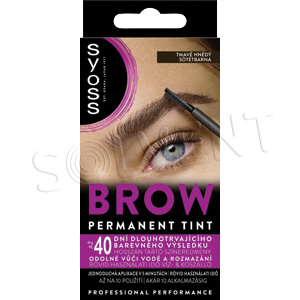 Syoss Brow Tint 17ml Tmavě hnědý