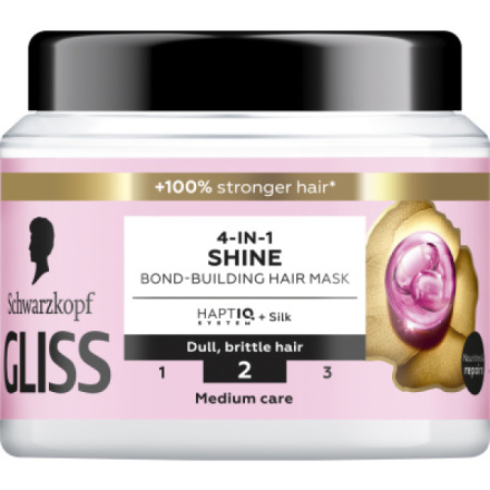Schwarzkopf Gliss Liquid Silk maska pro posílení a lesk vlasů 400 ml