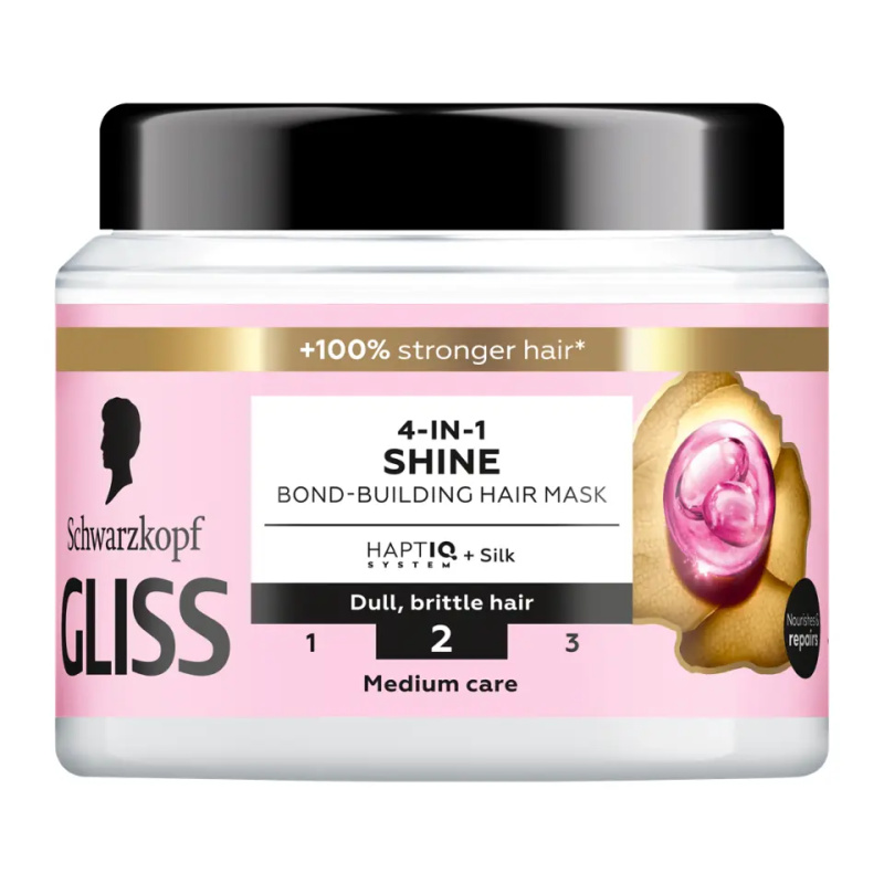 Schwarzkopf Gliss Liquid Silk maska pro posílení a lesk vlasů 400 ml