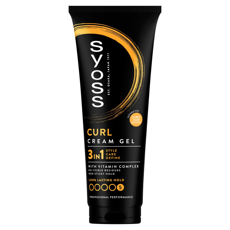 Syoss Curl Control stylingový krém pro definici vln s gelovou texturou 250 ml