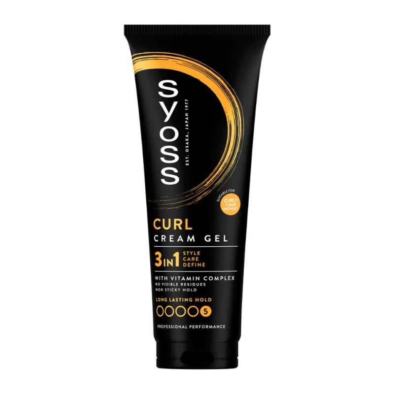 Syoss Curl Control stylingový krém pro definici vln s gelovou texturou 250 ml