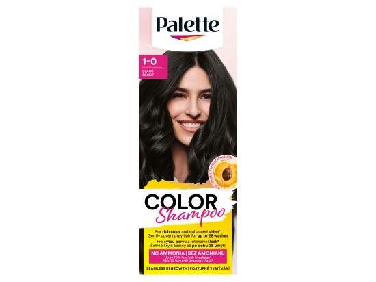 Schwarzkopf Palette Color Shampoo tónovací šampon odstín 1-0 (113) Black 50 ml