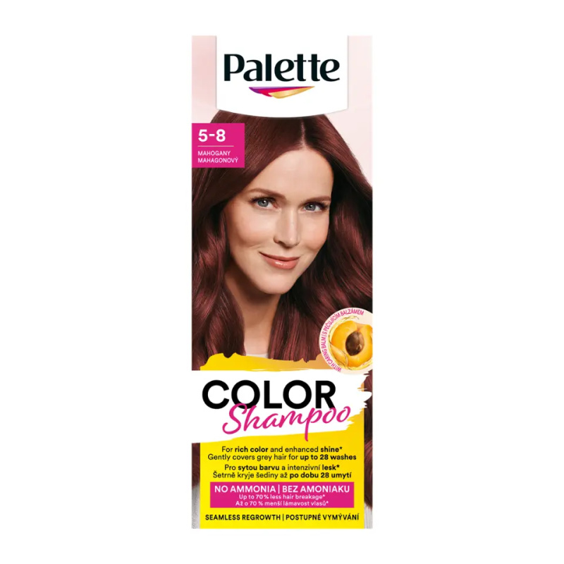 Schwarzkopf Palette Color Shampoo tónovací šampon odstín 5-8 Mahogany 50 ml