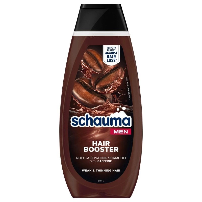 Schwarzkopf Schauma Hair Booster kofeinový šampon pro muže 400 ml