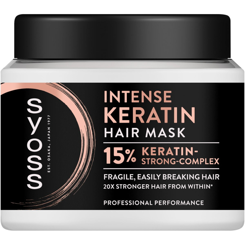 Syoss Intense Keratin intenzivní maska na vlasy s keratinem 400 ml