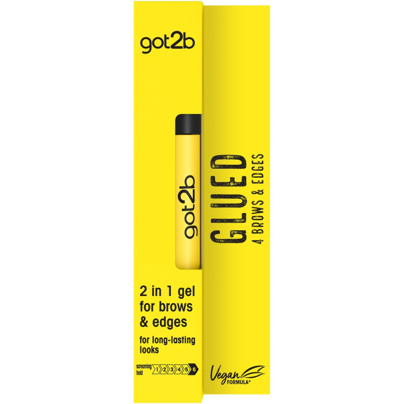 got2b Glued stylingový gel na obočí a baby vlásky 2 v 1 Transparent 16 ml