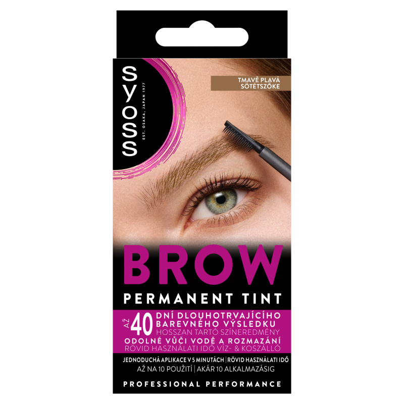 Syoss Brow Tint barva na obočí odstín Dark Blonde 10 ml