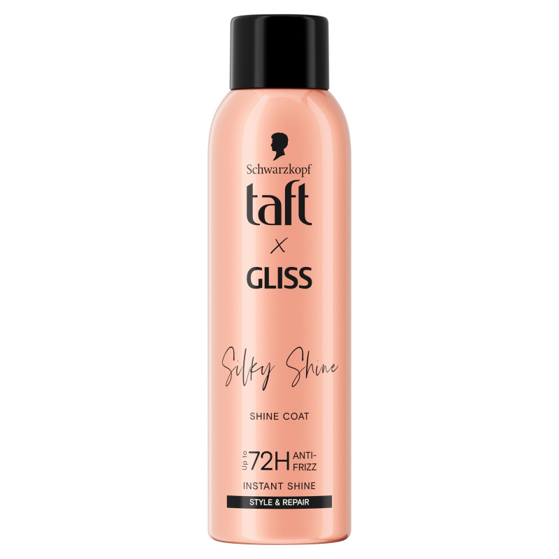 Schwarzkopf Taft x Gliss sprej pro lesk na vlasy Silky Shine 150 ml