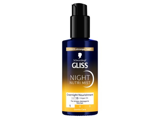 Schwarzkopf Gliss Oil Nutritive noční vyživující lehký sprej Night Nutri Mist 100 ml