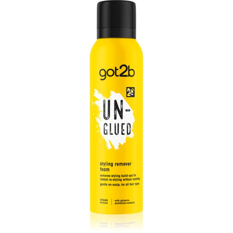 got2b Un-glued Styling Remover Foam pěna na odstranění zbytků stylingu 150 ml