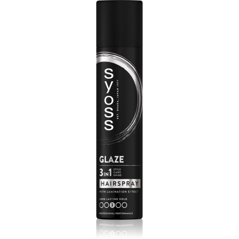 Syoss Intense Glaze Hairspray lak na vlasy se střední fixací pro lesk 300 ml