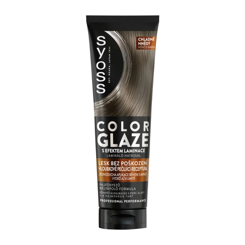 Syoss Intense Glaze Color tónovací barva na vlasy pro lesk odstín Cool Brown 130 ml