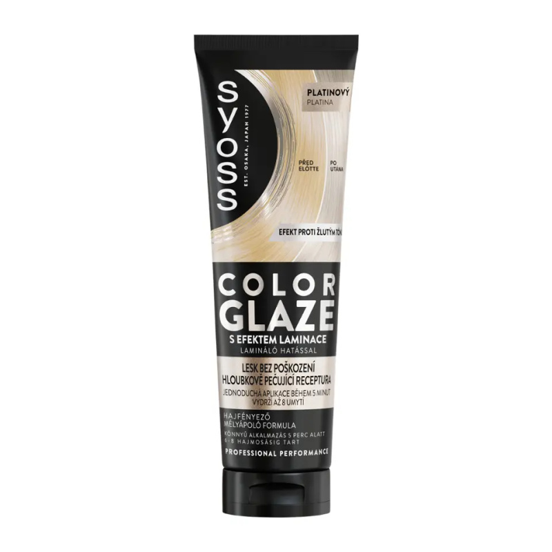 Syoss Intense Glaze Color tónovací barva na vlasy pro lesk odstín Platinum 130 ml