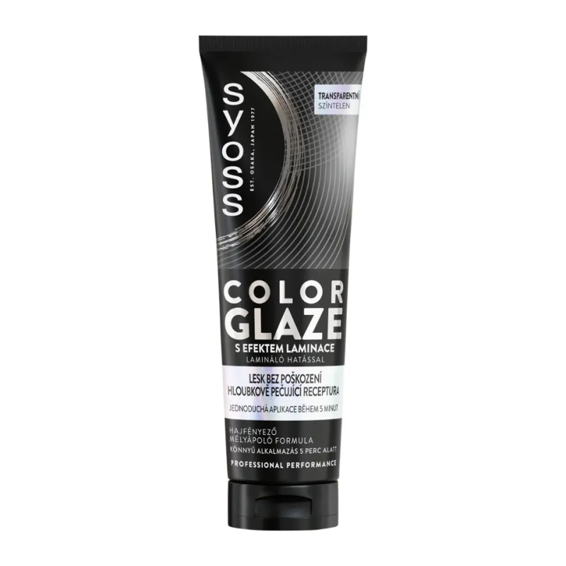 Syoss Intense Glaze Color tónovací barva na vlasy pro lesk odstín Transparent 130 ml