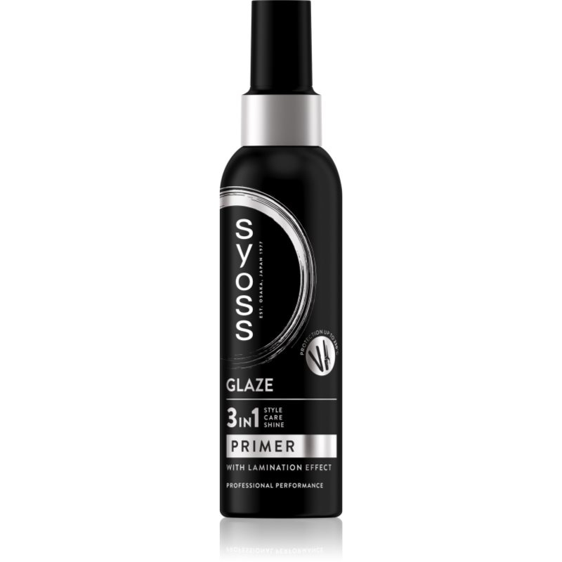Syoss Intense Glaze Primer stylingový ochranný sprej na vlasy pro lesk 150 ml