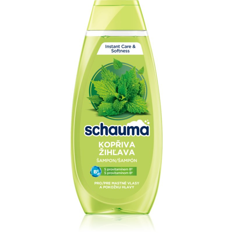 Schwarzkopf Schauma Nettle Freshness čisticí šampon pro mastné vlasy a vlasovou pokožku 400 ml